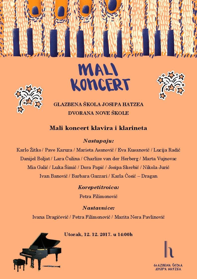 Mali koncert klavira i klarineta