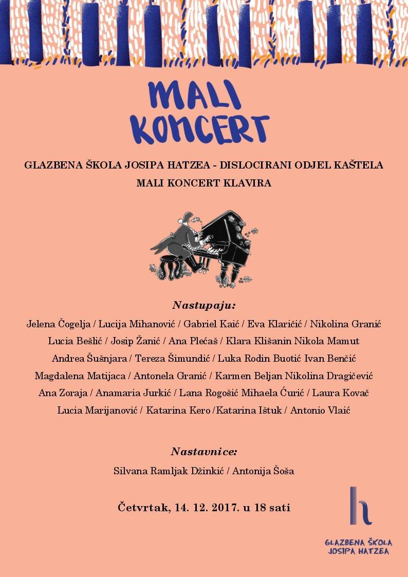 Mali koncert klavira - DO Kaštela