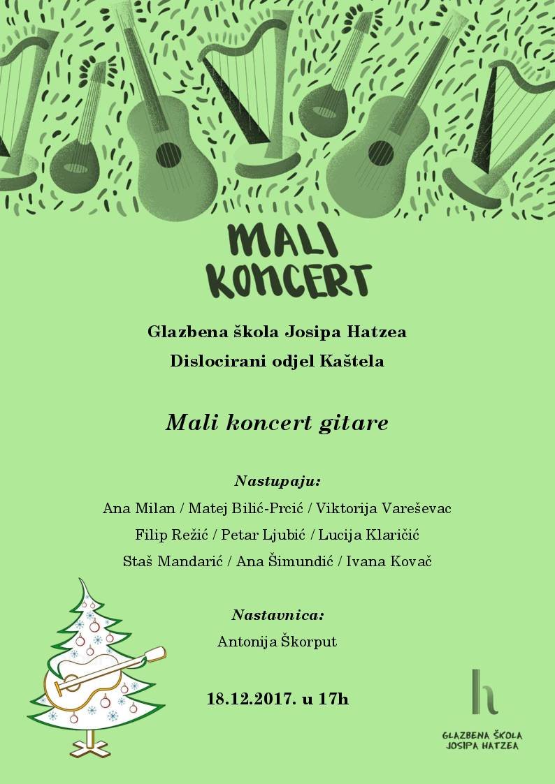 Mali koncert gitarista - DO Kaštela